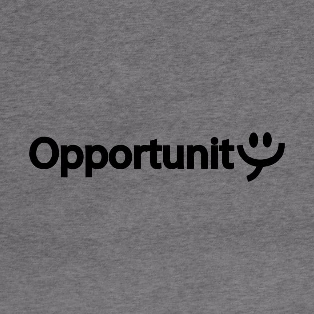 Opportunity artistic typography design by CRE4T1V1TY